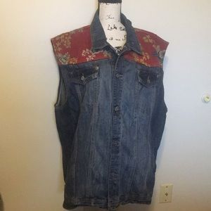 Parish Denim Vest Size 4X